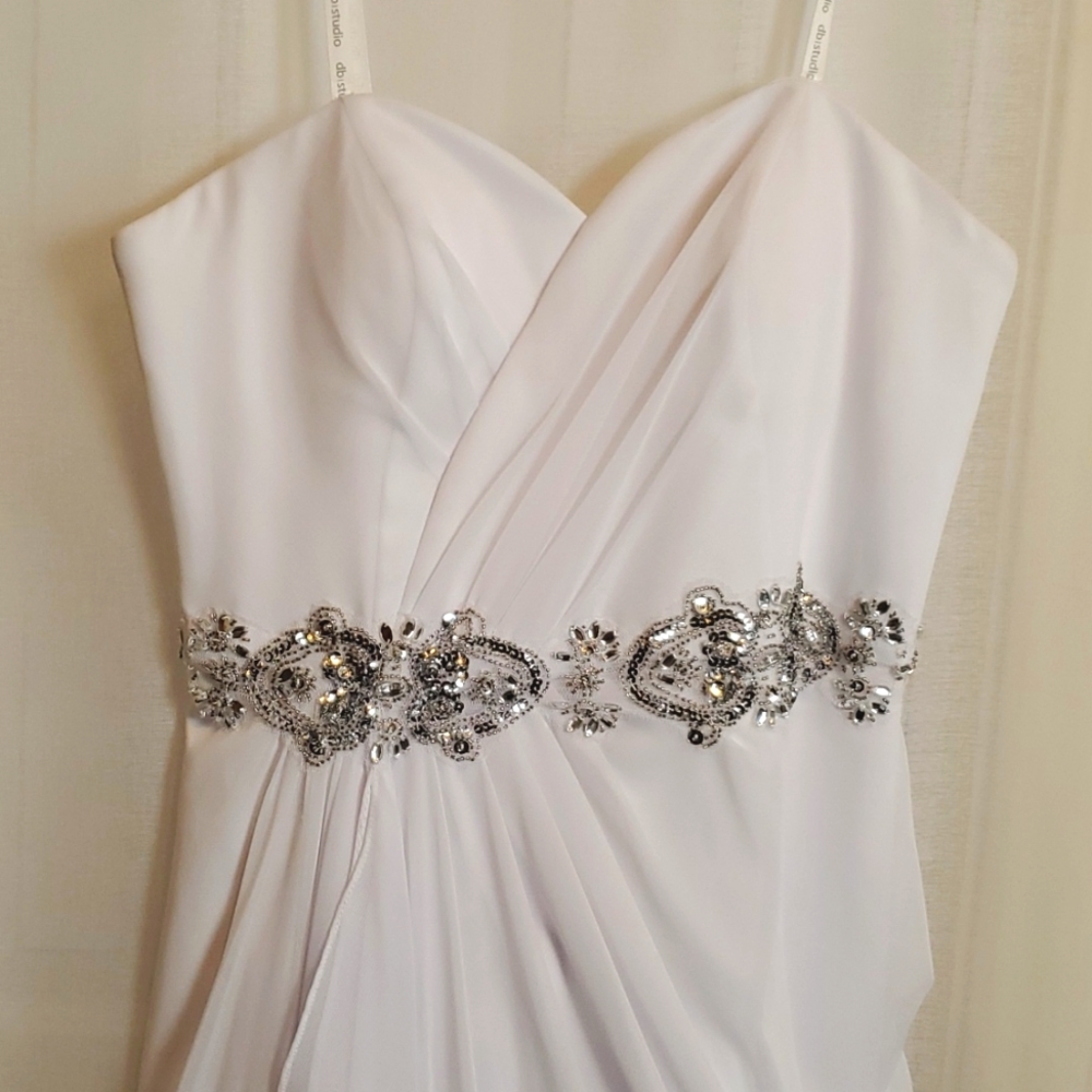 After wedding, prom dress